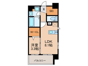 デュオフラッツ栄の物件間取画像